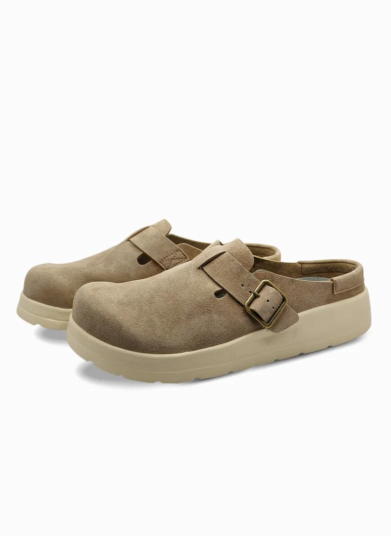 DUOZOULU  Liber Synthetic Suede Clog  | Best Price UAE
